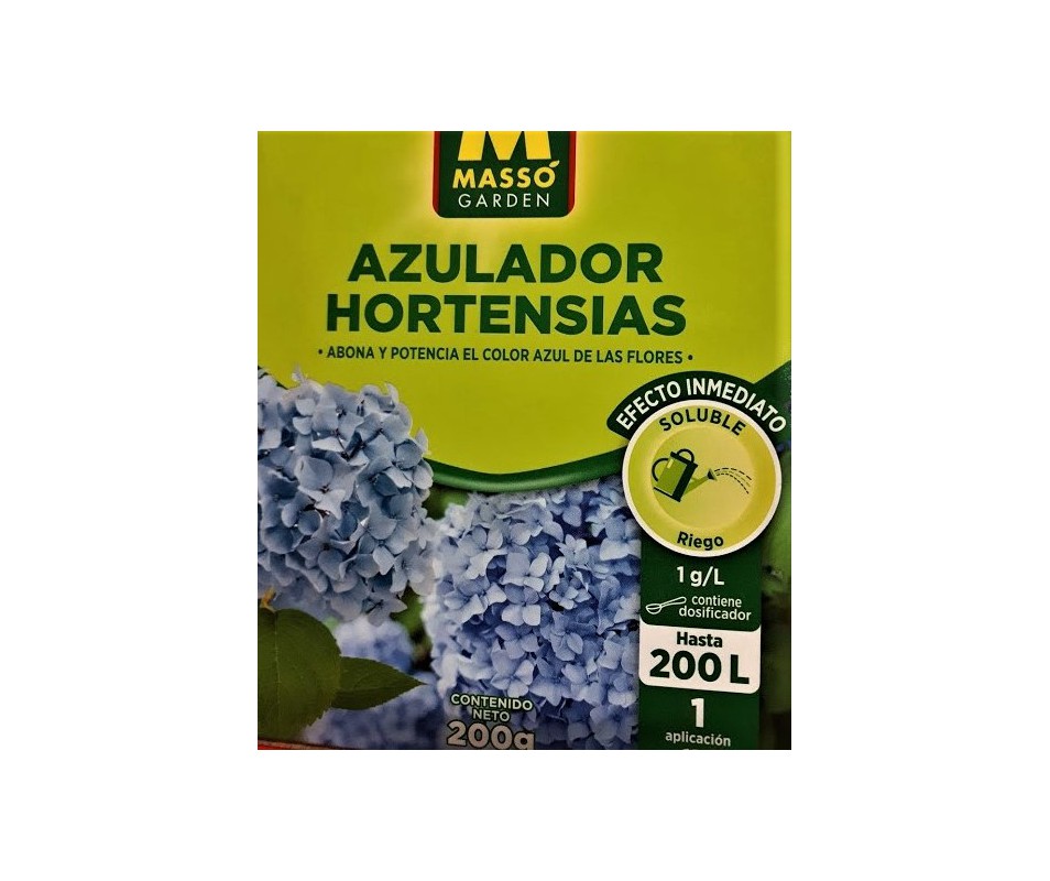 ABONO AZULADOR HORTENSIAS 200 GR